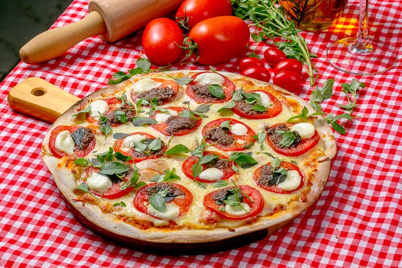 Pizza Pesto de Azeitonas