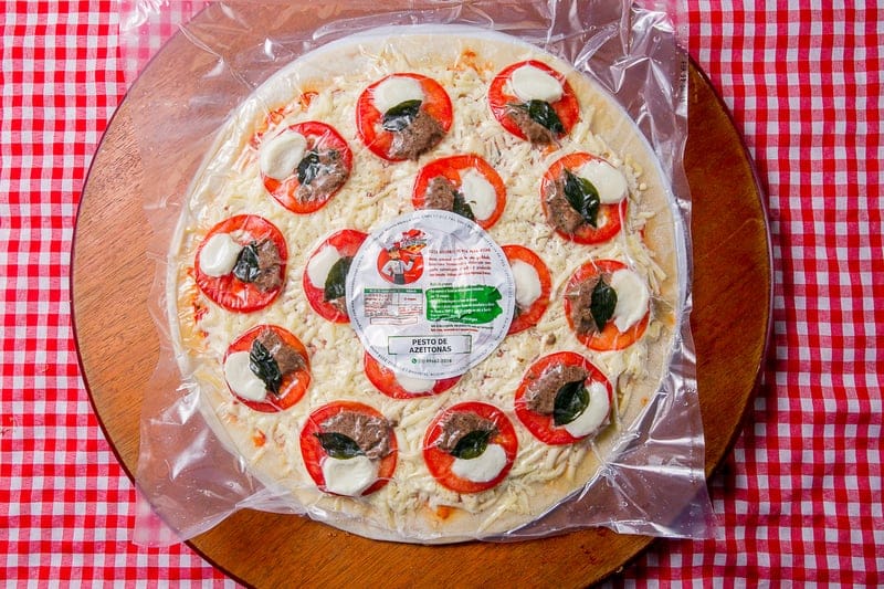 Pizza pre-assada artesanal RJ delivery
